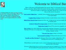 Tablet Screenshot of biblicalbards.org